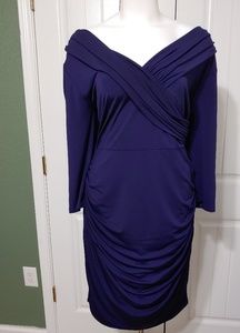 Bodycon Lined Purple Dress by Lane Bryant